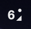 The Creaseday menu bar icon showing the date 6